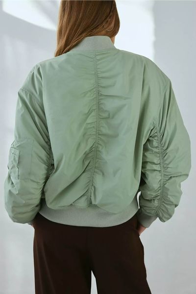 Бомбер BDG Charlie Barrel Sleeve Bomber Jacket Light Green