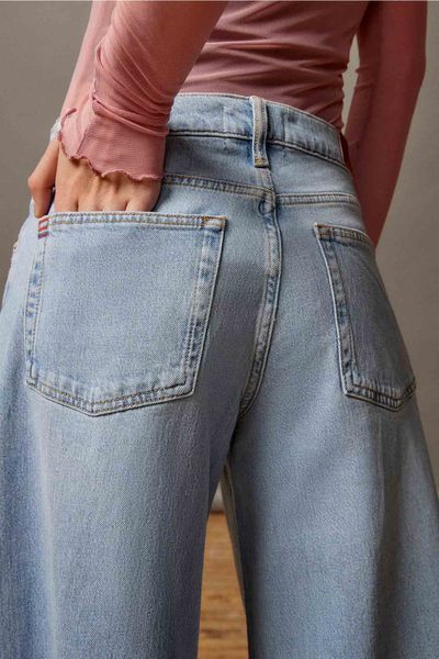 Джинси BDG Joey A-Line Cropped Wide-Leg Jean Light Blue