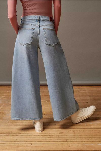 Джинси BDG Joey A-Line Cropped Wide-Leg Jean Light Blue
