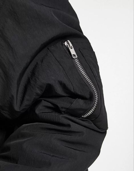 Бомбер Asos Design extreme oversized bomber jacket black