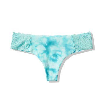 Білизна PINK Lace Trim No-Show Thong 4NT6 Breeze Tie Dye