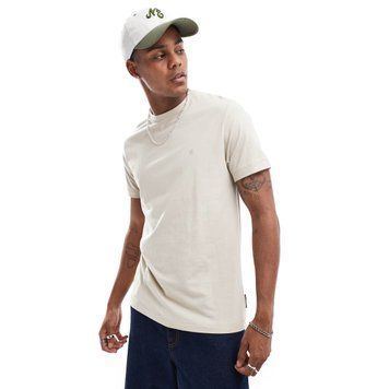 Футболка French Connection crew neck t-shirt stone 0004825 фото