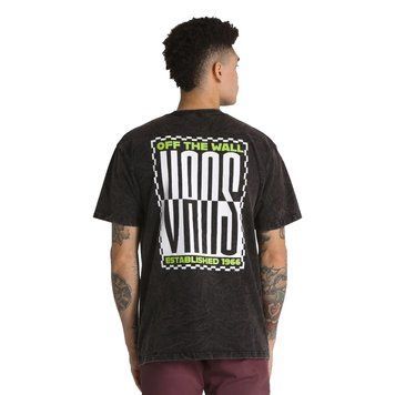 Футболка Vans Stacked Tie Dye T-Shirt Black VN0008EYBLK