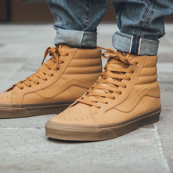 Кеди Vans Sk8-Hi Reissue Vansbuck Light Gum Mono