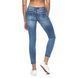Джинси Almost Famous Lia Med Wash Frayed Ankle Destroyed Skinny Jeans