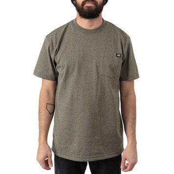 Футболка Dickies Heavyweight T-Shirt Military Green Single Dye Heather