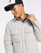 Куртка River Island Studio quilted shirt jacket stone