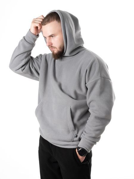 Худі Gard Oversize Microfleece Shirr сірий
