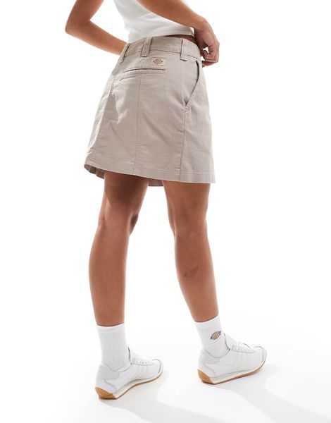 Спідниця Dickies meriden mini skirt beige