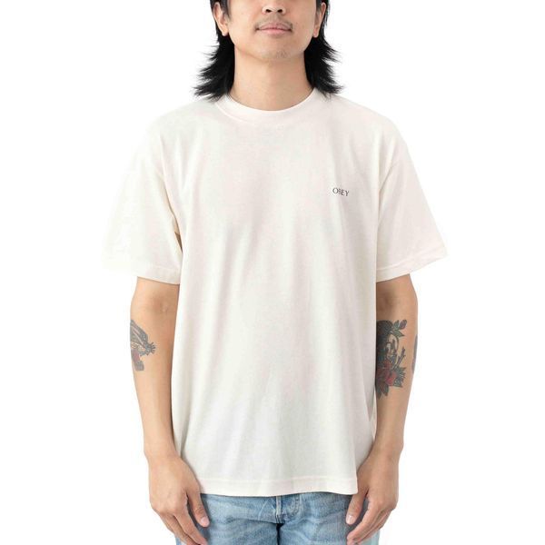Футболка OBEY Lotus Flower T-Shirt Cream