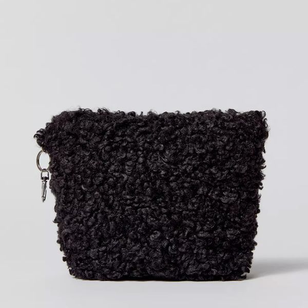 Косметичка BDG Teddy Fleece Pouch Black