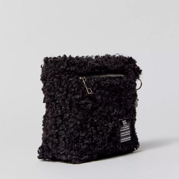 Косметичка BDG Teddy Fleece Pouch Black