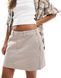 Спідниця Dickies meriden mini skirt beige