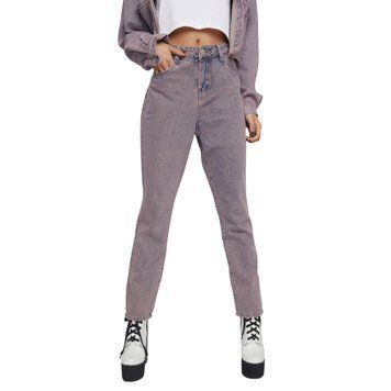 Джинси Glamorous Pink Tint High Waist Denim Jeans