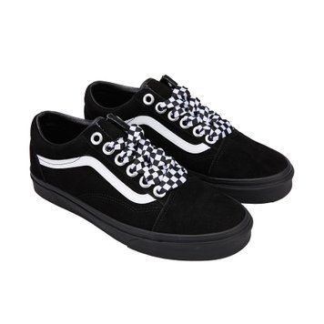 Кеди Vans Old Skool Check Lace Black Black