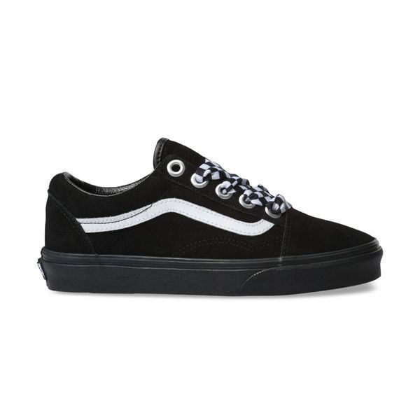 Кеди Vans Old Skool Check Lace Black Black