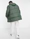Куртка New Look longline puffer jacket khaki