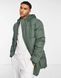 Куртка New Look longline puffer jacket khaki