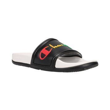 Шльопанці Champion IPO Squish Black & Rainbow Slide Sandals