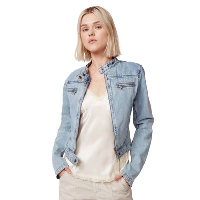 Куртка Lioness Bella Denim Moto Jacket Tinted Denim 0003769 фото