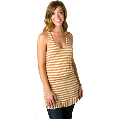 Топ Quiksilver Coastal Stripe Tank Top Autumn Sun