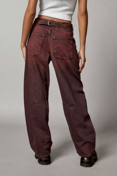 Джинси BDG Logan Buckle Essential Baggy Boyfriend Jean Red