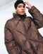 Куртка Asos Design oversized quilted puffer jacket brown
