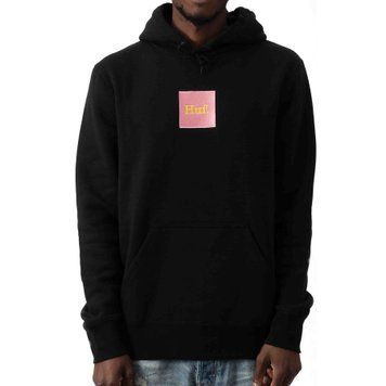 Худі HUF Domestic Box Embroidery Pullover Hoodie Black