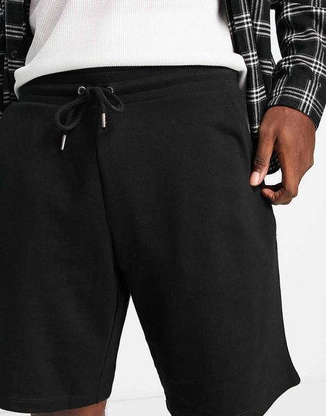 Шорти Asos Design oversized jersey shorts black