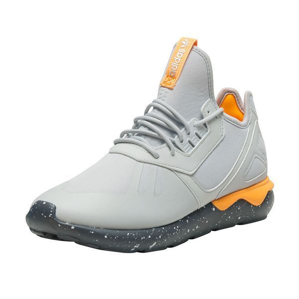 Кросівки Adidas Tubular Clear Grey Onix Neon Orange