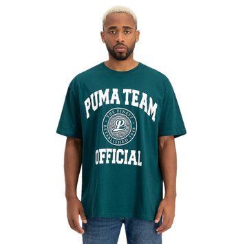 Футболка Puma Team Graphic T-shirt Varsity Green
