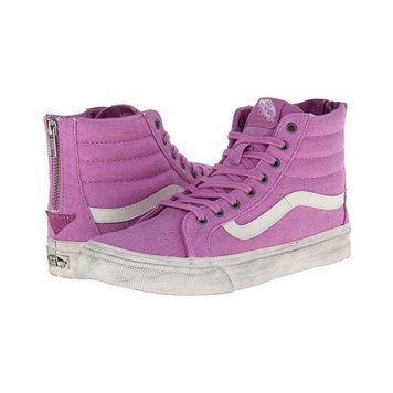 Кеди Vans Sk8-Hi Slim Zip Overwashed Orchid