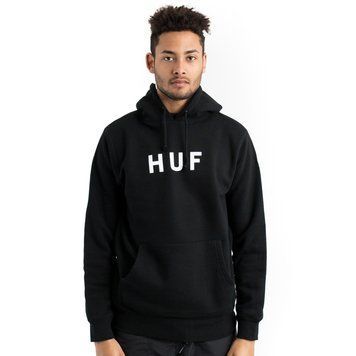 Худі HUF Essentials OG Logo Pullover Hoodie Black
