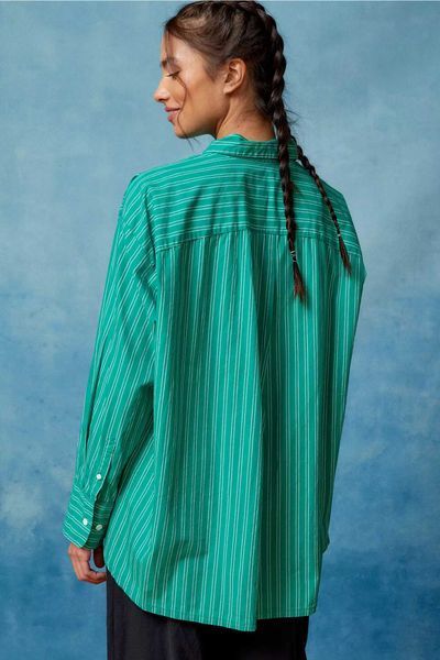 Сорочка BDG Dad Button-Down Shirt Green Multi