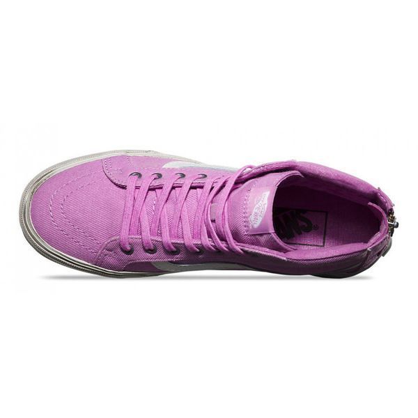 Кеди Vans Sk8-Hi Slim Zip Overwashed Orchid