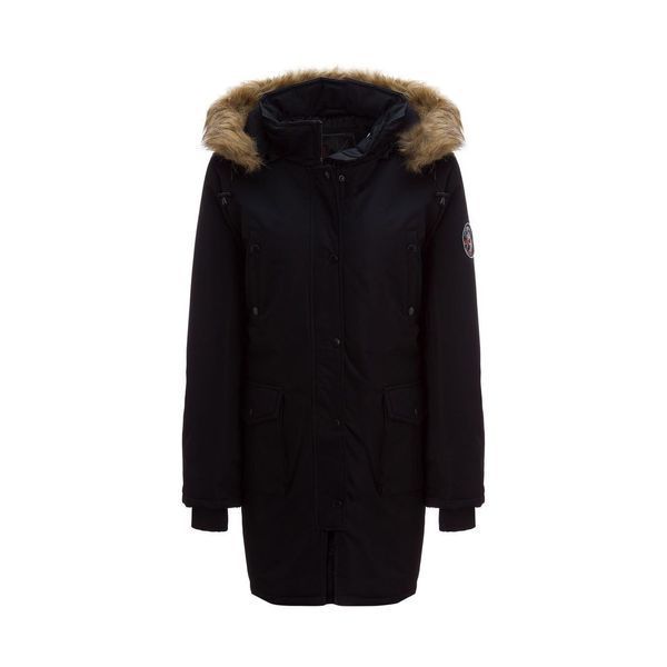 Парка зимова 82 Degrees Fahrenheit Drawstring Waist Parka Black