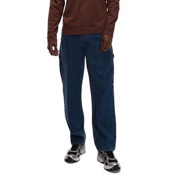 Джинси Topman straight carpenter jeans mid wash blue