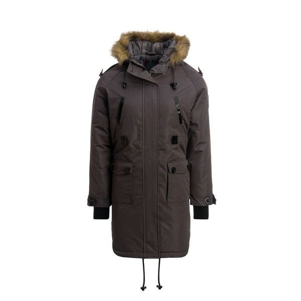 Парка зимова 82 Degrees Fahrenheit Drawstring Waist Parka Grey