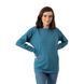 Лонгслів Carhartt WK231 Workwear Sleeve Logo LS Shirt Ocean Blue Heahter
