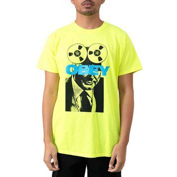 Футболка OBEY Phone Tap T-Shirt Safety Green