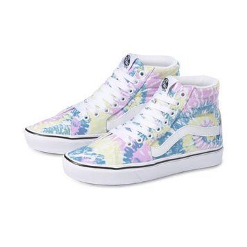 Кеди Vans Sk8-Hi Tie-Dye ComfyCush Orchid True White
