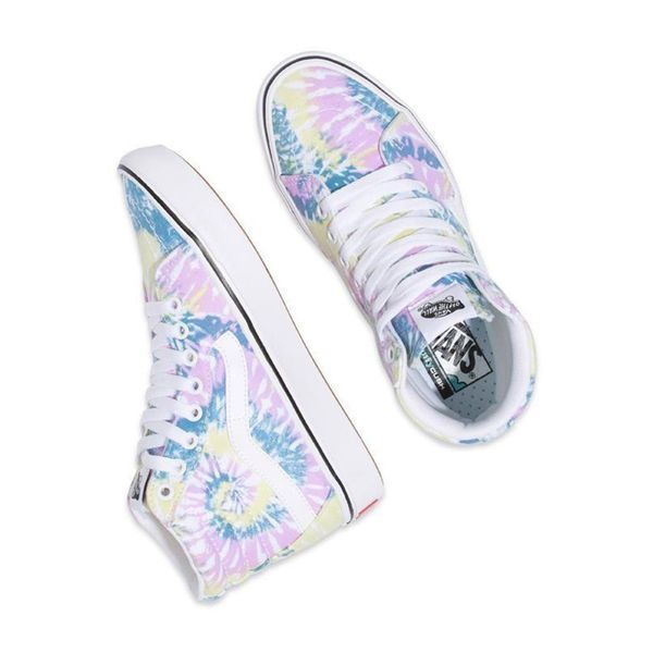Кеди Vans Sk8-Hi Tie-Dye ComfyCush Orchid True White