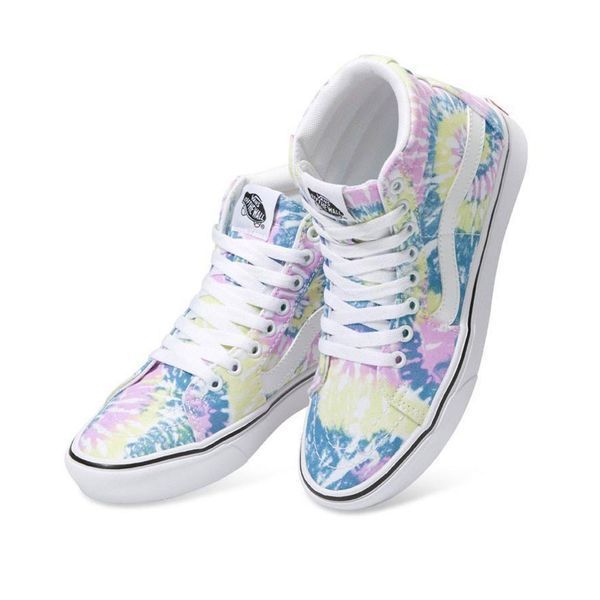 Кеди Vans Sk8-Hi Tie-Dye ComfyCush Orchid True White