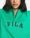 Топ FILA ribbed varsity rugby top green