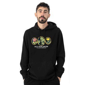 Худі HUF Wild Flowers 2 Pullover Hoodie Black