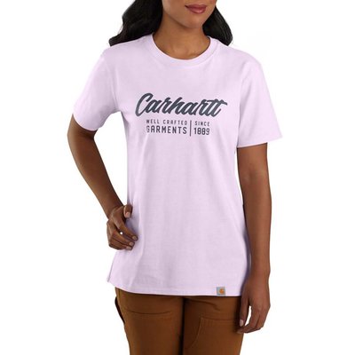 Футболка Carhartt Loose Fit HW Crafted Graphic T-Shirt Amethyst Fog