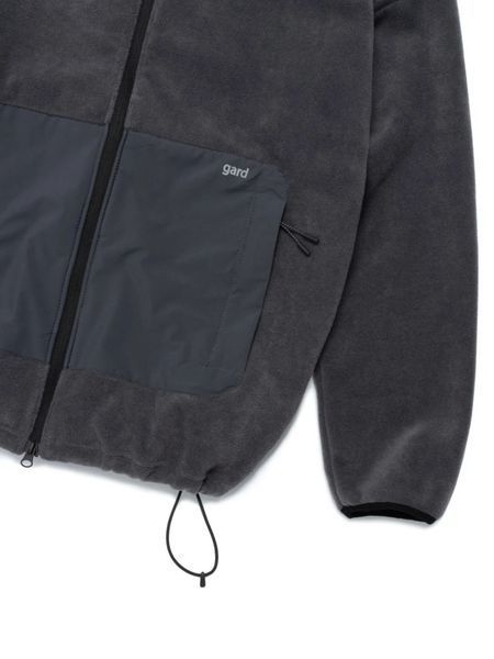 Худі Gard Microfleece На Блискавці Зі Вставками Темно-Сірий