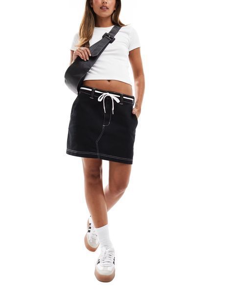 Спідниця Dickies meriden mini skirt black