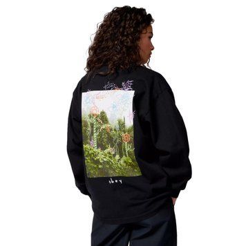 Лонгслів OBEY Fairytale Forest Long Sleeve Top Black