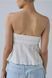 Топ UO Eloise Convertible Tie Split-Front Tube Top White